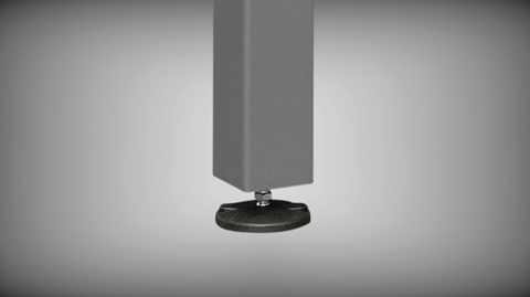 Die Festigung der OMF-Serie auf dem Boden.