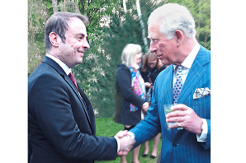 Alexander Kulitz in conversation with Prince Charles Alexander Kulitz in conversation with Prince Charles