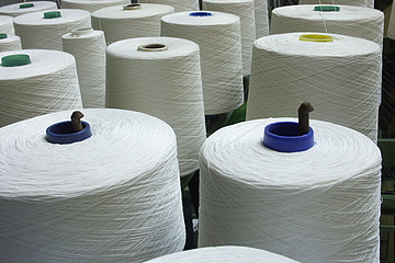 In der Textilindustrie entsteht Textilstaub