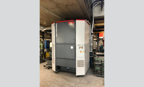 Filterturm Filtower in Werkstatt Filterturm Filtower in Werkstatt