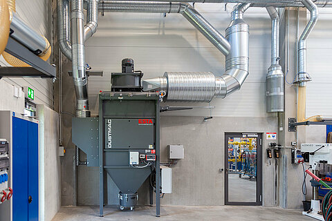 Zentrale Absauganlage DUSTMAC von ESTA Zentrale Absauganlage DUSTMAC von ESTA