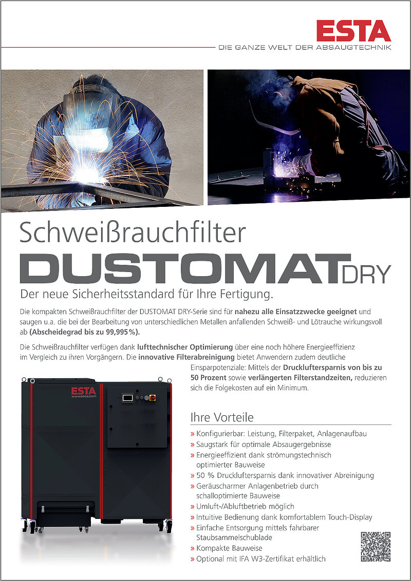 DUSTOMAT DRY SCHWEISSRAUCHFILTER 