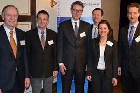 Der CDU-Wirtschaftsrat mit Sektionssprecherin Jessica Kulitz.