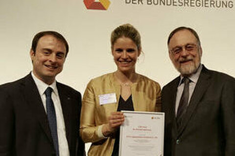 Alexander Kulitz and Dr. Peter Kulitz at the CSR Awards Ceremony.