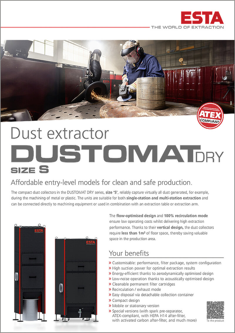 DUSTOMAT DRY S DUST EXTRACTOR 