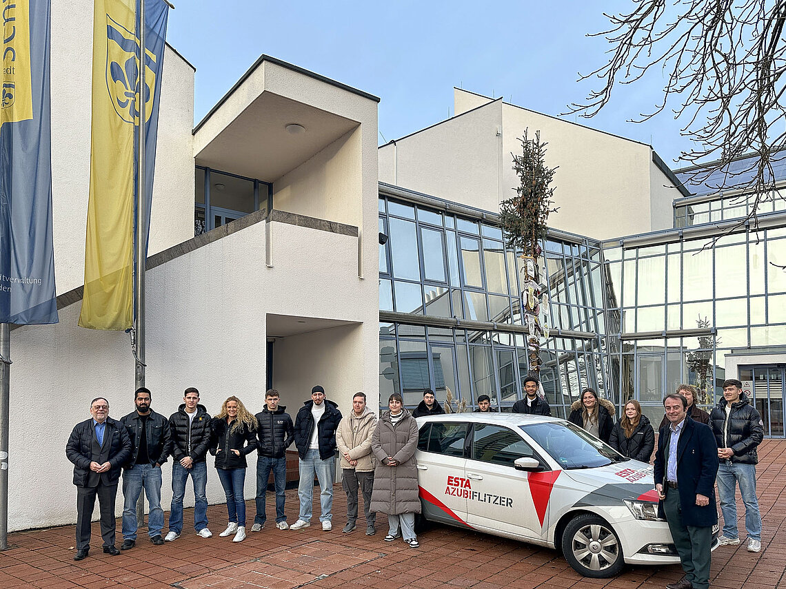 ESTA Azubis besuchen das Sendener Rathaus