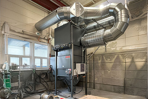 Modulare Schweißrauchfilteranlage DUSTMAC F in W3-Ausführung