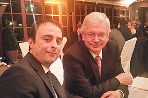 Meeting of Alexander Kulitz and Roland Koch. Meeting of Alexander Kulitz and Roland Koch.
