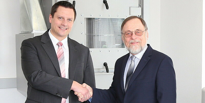 The managing directors Phillip Raunitschke and Dr. Peter Kulitz.