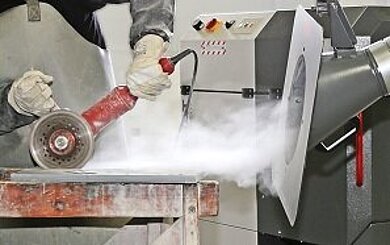 ESTA bietet Absauglösungen für nahezu jede Staubart.