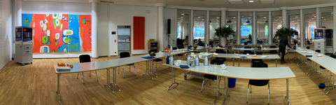 Luftfilter VirBox in Sitzungssaal Luftfilter VirBox in Sitzungssaal