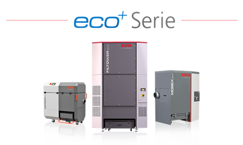 ESTA eco+ Absauganlagen sparen bis zu 50% Strom gegenüber konventionellen Anlagen. ESTA eco+ Absauganlagen sparen bis zu 50% Strom gegenüber konventionellen Anlagen.