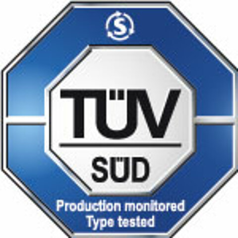Prüfzeichen TÜV Süd Prüfzeichen TÜV Süd