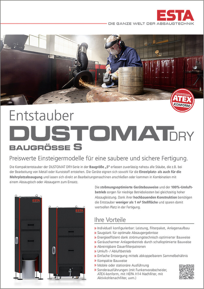 Titelbild DUSTOMAT DRY S