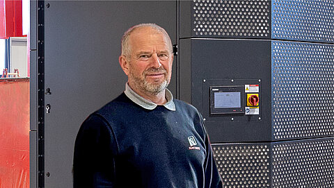 Alois Reindle, Bauhofleiter und verantwortlich für die Bereiche Arbeitsvorbereitung und Disposition bei Kurt Motz