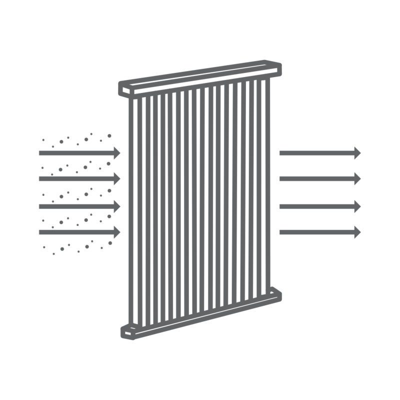 Effiziente Filtration