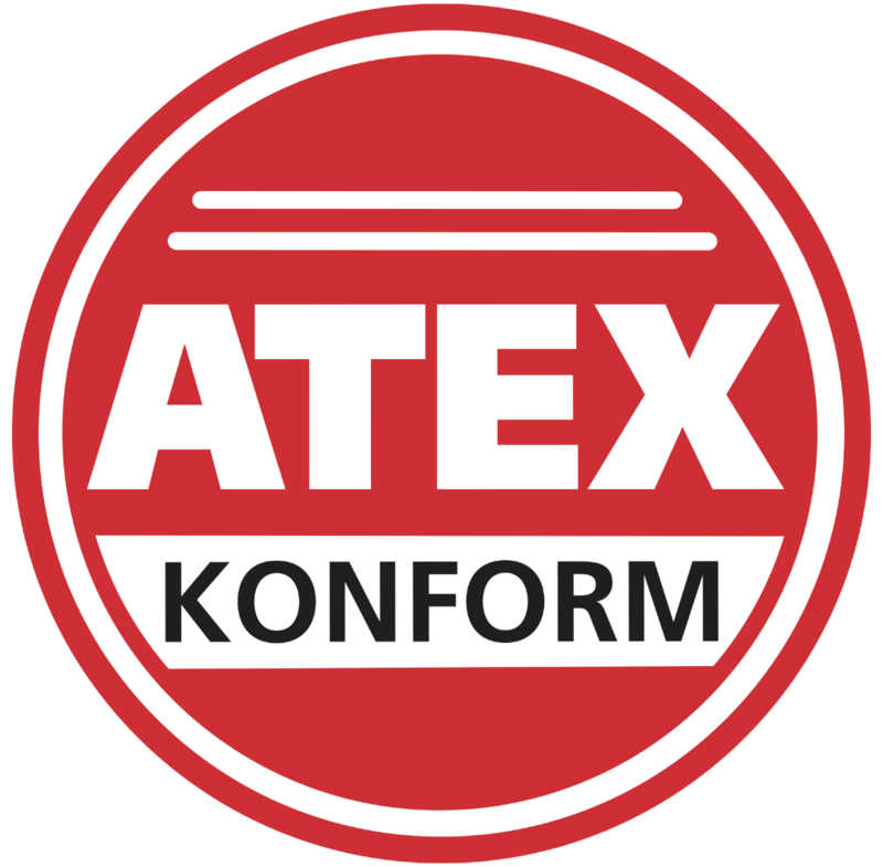 Das ATEX Prüfzeichen.
