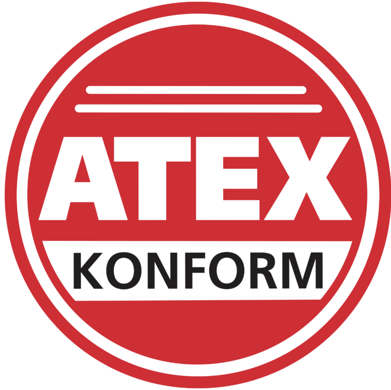 Das ATEX Prüfzeichen.