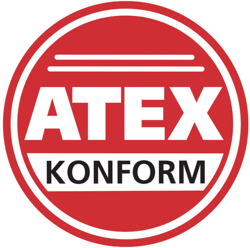 Das Prüfzeichen für ATEX konforme Geräte