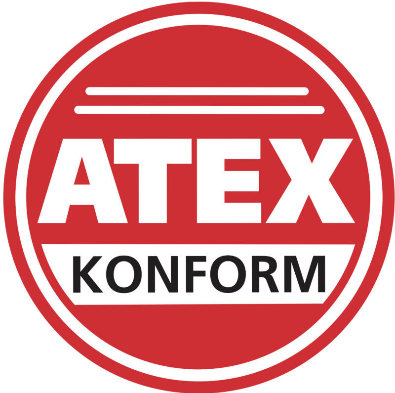 Das ATEX Prüfzeichen.