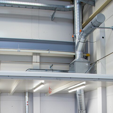 Rohrleitungssystem Dustomat Dry 