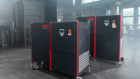 Configurable dust extractor and welding fume filter DUSTOMAT DRY from ESTA Configurable dust extractor and welding fume filter DUSTOMAT DRY from ESTA