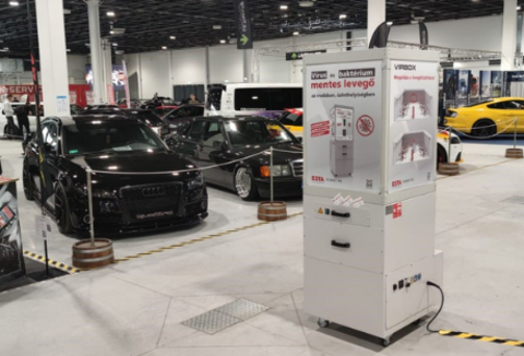 Luftreiniger VirBox auf Show in Ungarn Luftreiniger VirBox auf Show in Ungarn