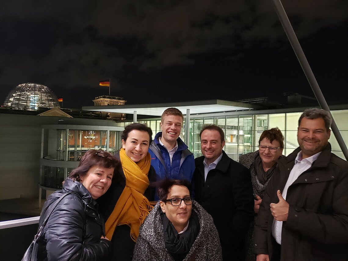 ESTA-Team beim Bundestag