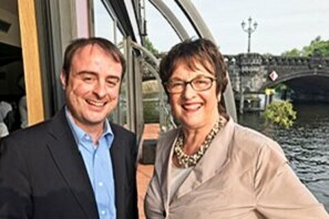 Alexander Kulitz and Brigitte Zypries. Alexander Kulitz and Brigitte Zypries.