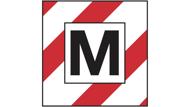 Das M-Prüfzeichen.