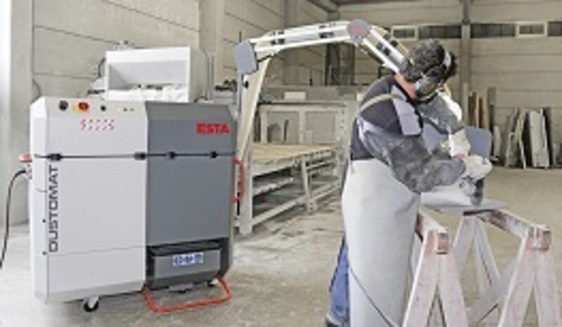 The mobile dust extractor DUSTOMAT 4 from ESTA.