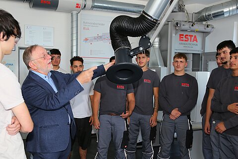 Produktschulung Azubis zum Ausbildungsstart