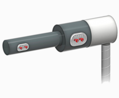 A pipe pre-separator. A pipe pre-separator.