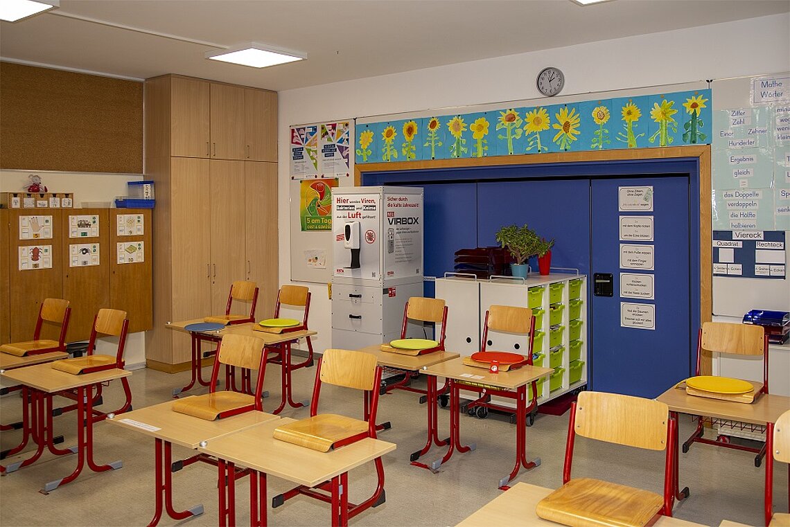 Luftreiniger VirBox in Grundschule Luftreiniger VirBox in Grundschule