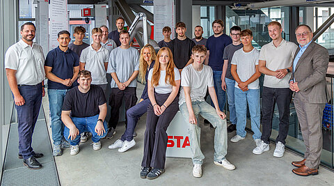 ESTA Azubis mit Ihren Paten