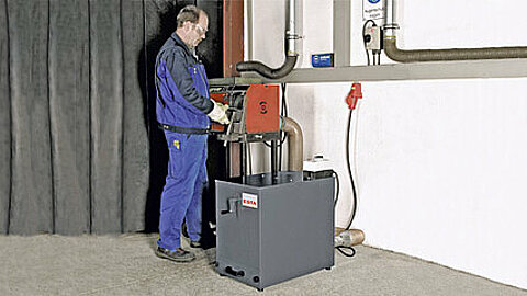 Stationary extraction system TK. Stationary extraction system TK.