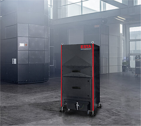 Compact welding fume filter DUSTOMAT DRY by ESTA Extraction