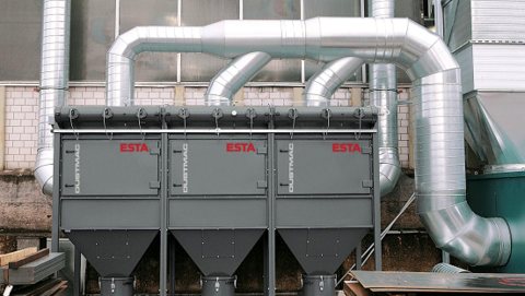 Central extraction system, pipe system ESTA DUSTMAC Central extraction system, pipe system, ESTA DUSTMAC