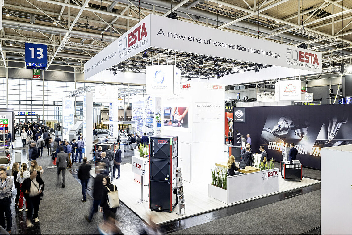 ESTA Absaugtechnik auf der EuroBLECH 2022