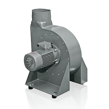 Medium-pressure fan generates a high volume of air and is suitable for the extraction of high volumes of air.