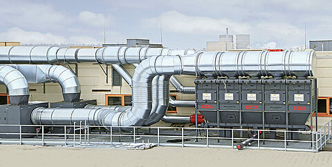 Central extraction units Central extraction units
