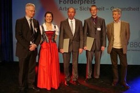 Förderpreisübergabe für ESTA an Jessica Kulitz.