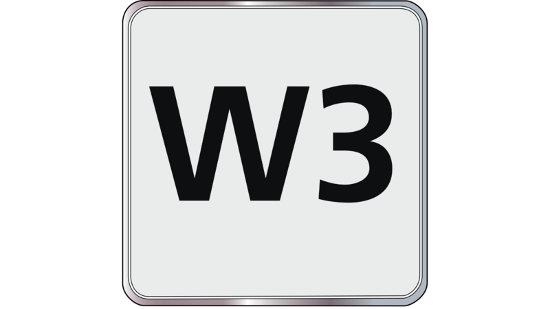 Das W3 Prüfzeichen.