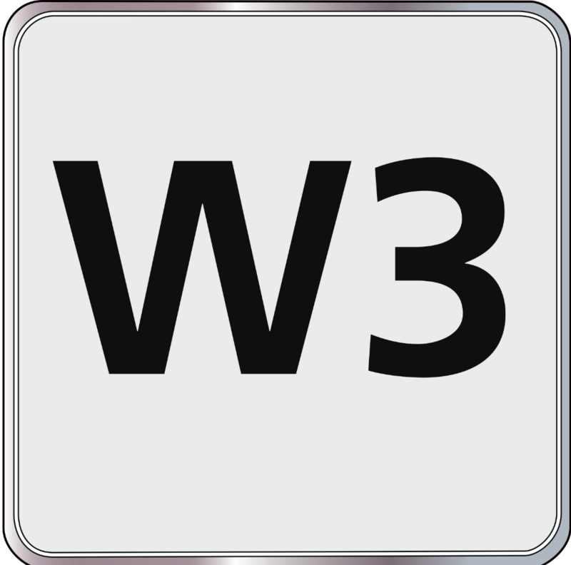 The W3 test mark.