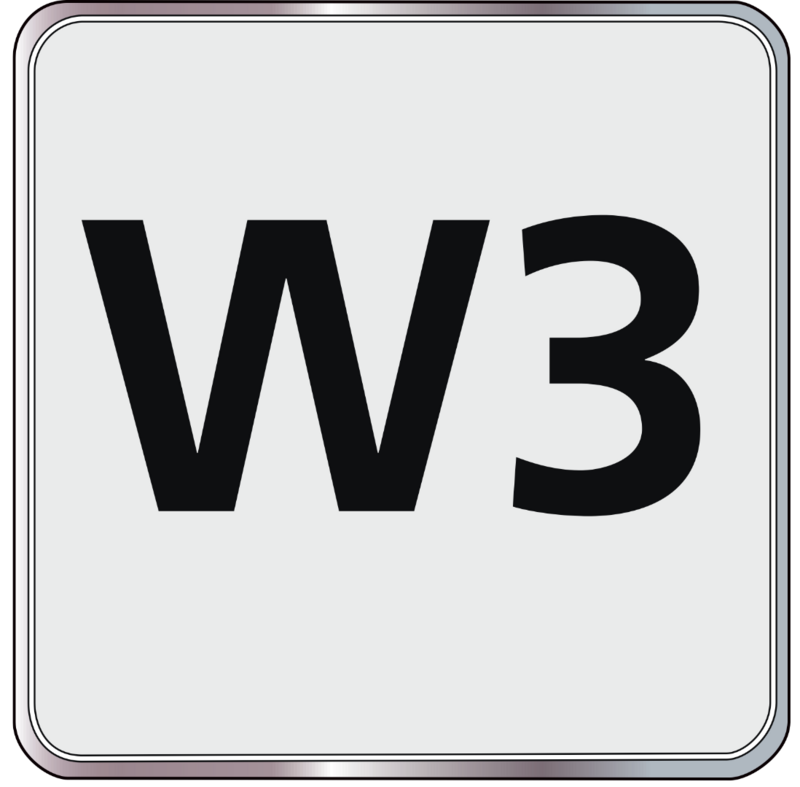 Das W3 Prüfzeichen. Das W3 Prüfzeichen.