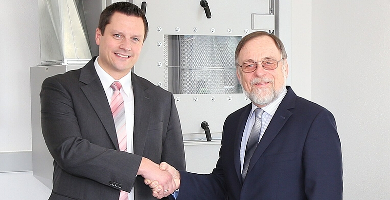 Die Geschäftsführer Philipp Raunitschke und Dr. Peter Kulitz.