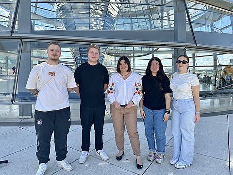 ESTA Mitarbeiter auf politischer Bildungsfahrt