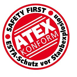 Das ATEX Prüfzeichen.