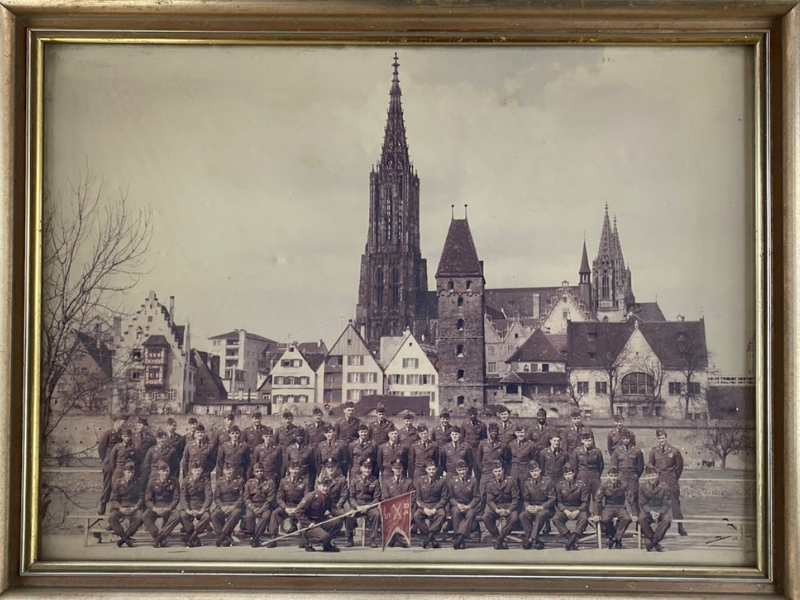 US Truppe vor dem Ulmer Münster.