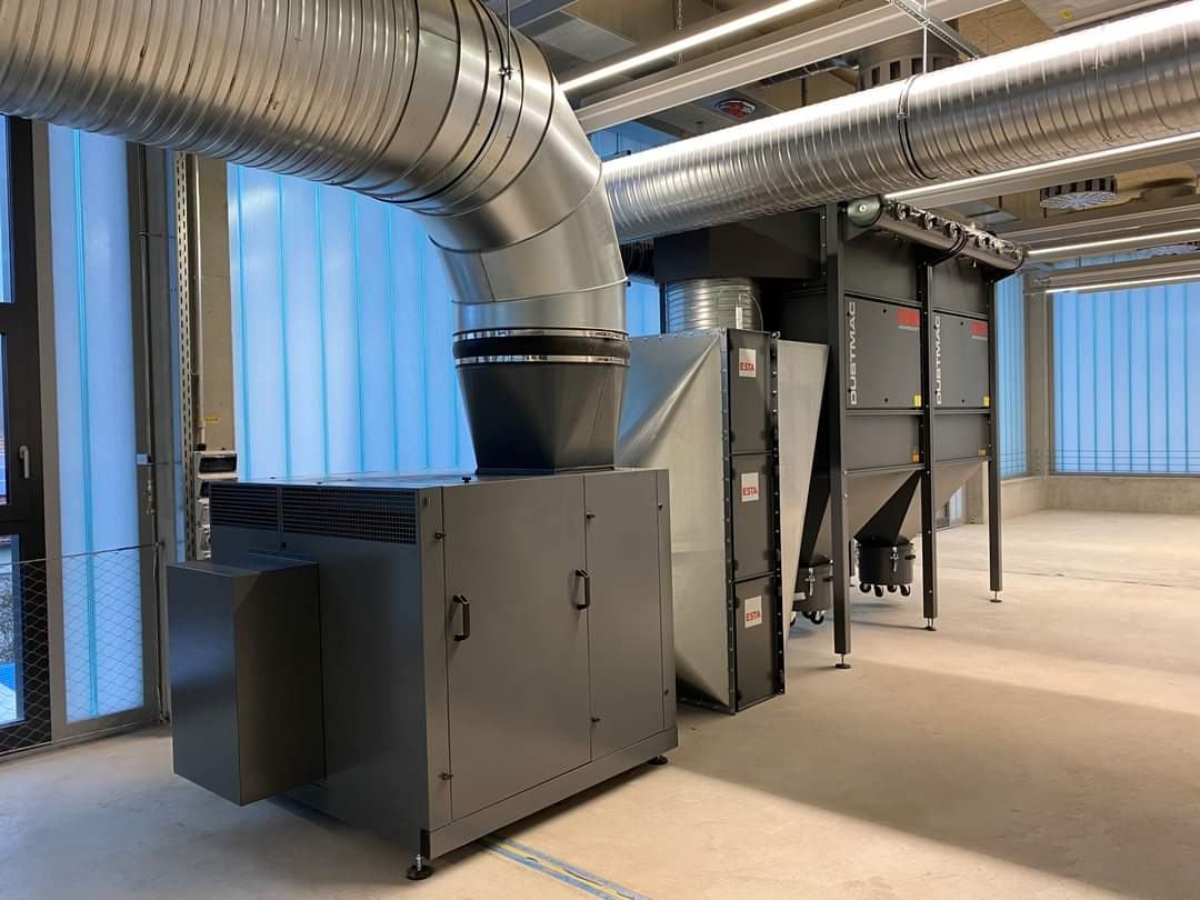 Zentrale Absauganlage DUSTMAC von ESTA Absaugtechnik Zentrale Absauganlage DUSTMAC von ESTA Absaugtechnik